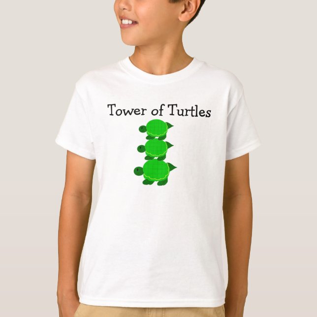 Torn i Turtles Tee (Framsida)