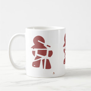 Torn med flera kort spelardesign kaffemugg
