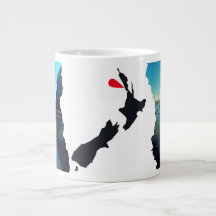 Torn NZ Sjölandskap Tasman View