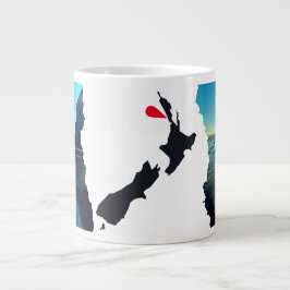 Torn NZ Sjölandskap Tasman View Jumbo Mugg