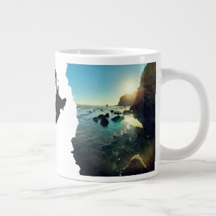 Torn NZ Sjölandskap Tasman View Jumbo Mugg