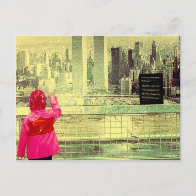 Torn och ett barn vykort (Framsida)