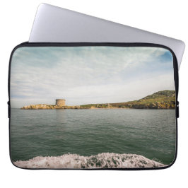 Torn och grönt irländska klippor laptop fodral