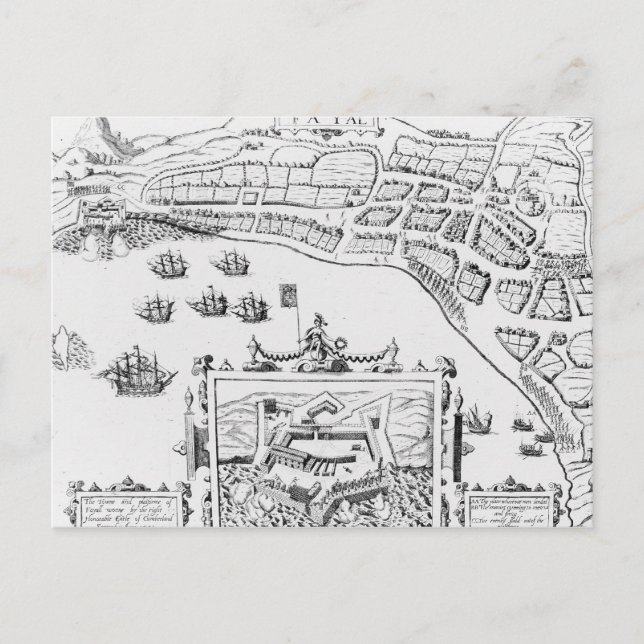 Torn och Platforme i Fayall Vykort (Framsida)