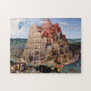 Torn of Babel, Pieter Bruegel the Elder, 1563 Pussel