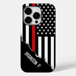 Torn Out Kolla Thin Red Line American Flagga