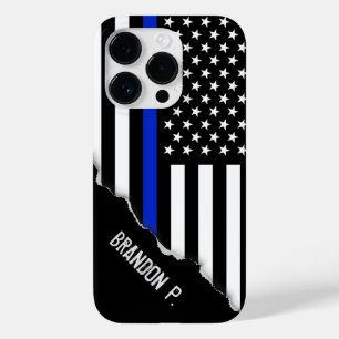 Torn Out Titta på den blå amerikanska Flagga