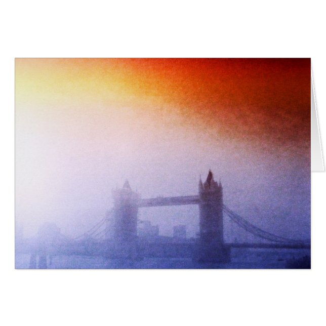 torn överbryggar hälsningskort (Framsidan Horizontal)