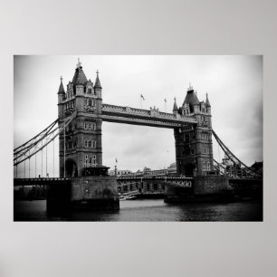Torn överbryggar, London, UK Poster