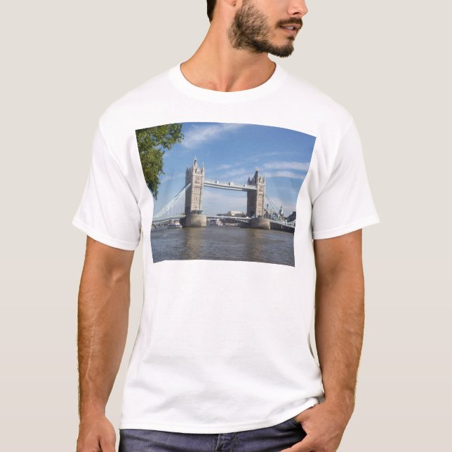 Torn överbryggar T-tröja T-shirt (Framsida)