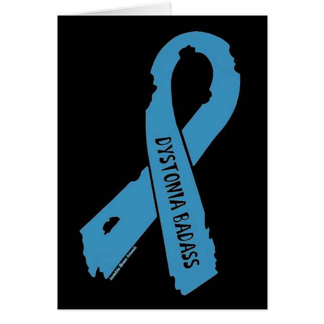 Torn Ribbon/Badass...Dystonia Hälsningskort (Framsidan)