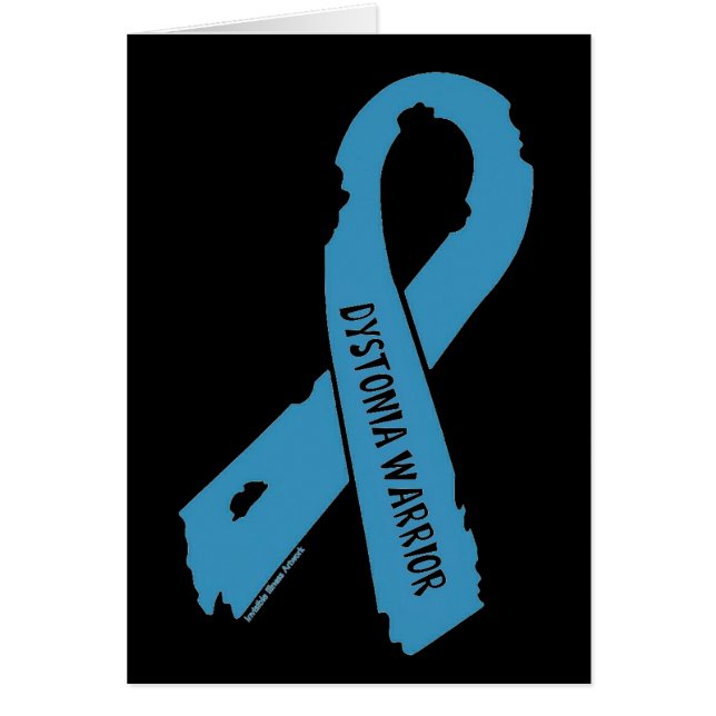 Torn Ribbon/Warrior...Dystonia Hälsningskort (Framsidan)