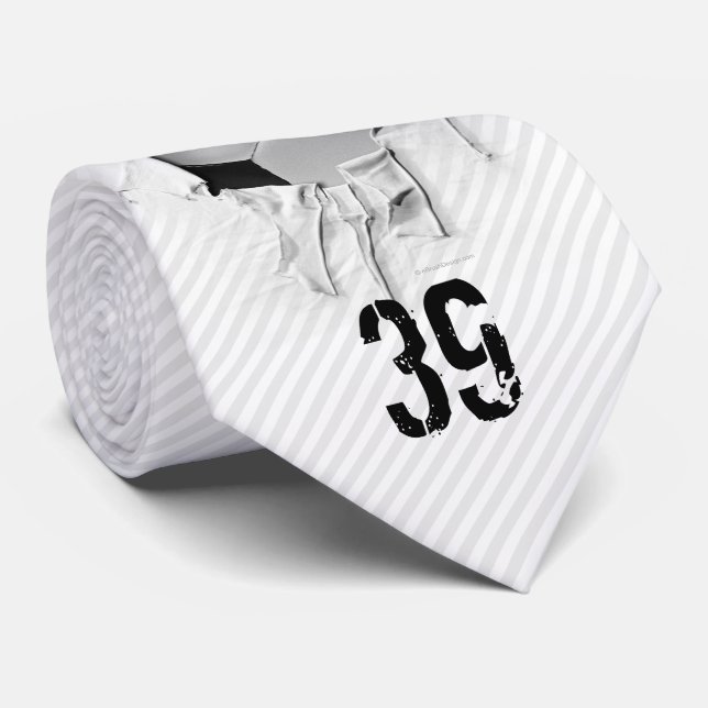 Torn Soccer (personlig) White Slips (Rullad)