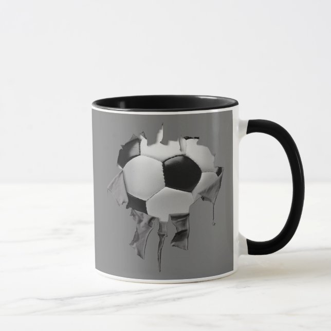 Torn Soccer Ringer Mugg (Höger)