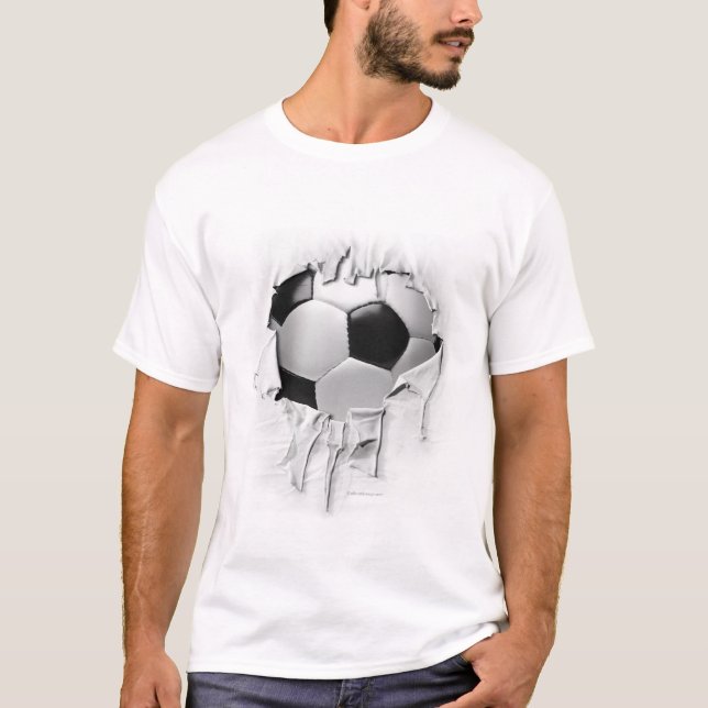 Torn Soccer T-Shirt (Framsida)