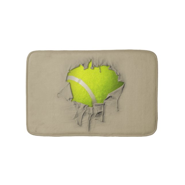 Torn Tennis Baddruk Badrumsmatta (Framsidan)