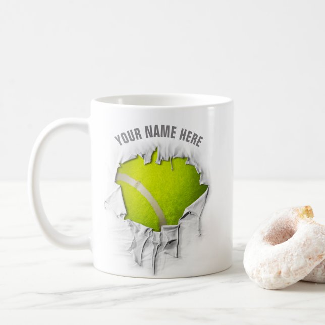 Torn Tennis Coffee Mugg (Med munk)