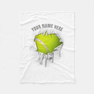 Torn Tennis Flebit Blanket Fleecefilt