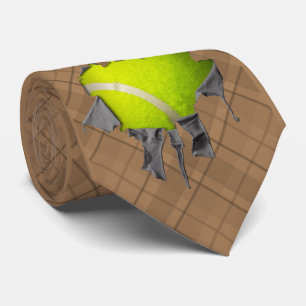 Torn Tennis Neck Tie Slips