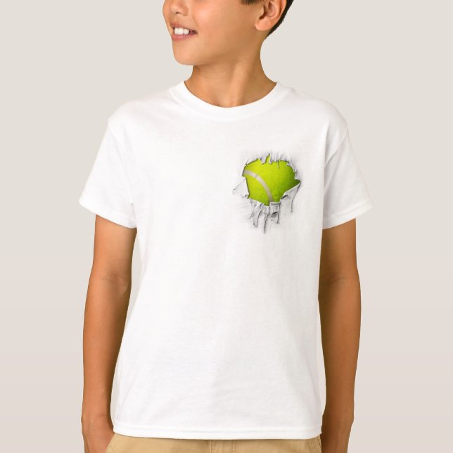 Torn Tennis T-Shirt (Framsida)
