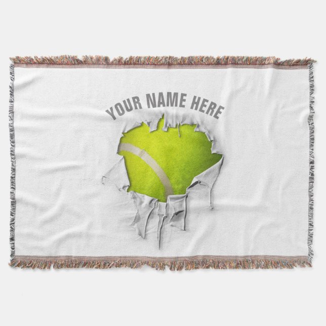 Torn Tennis Throw Blanket Filt (Framsidan)