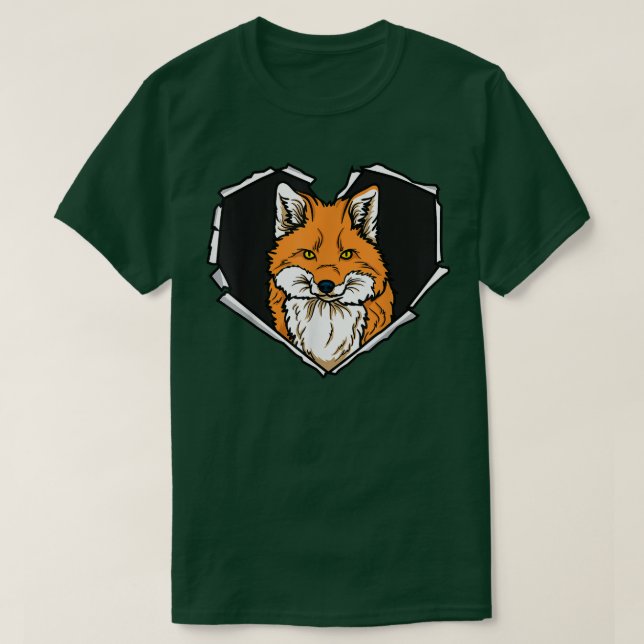 Torn Trasa Fo Ansikte Torn Hål Heart Fo Ansikte T Shirt (Design framsida)