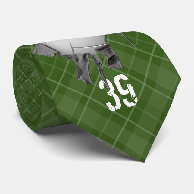 Torn Volleyball (personlig) Neck Tie Slips (Rullad)