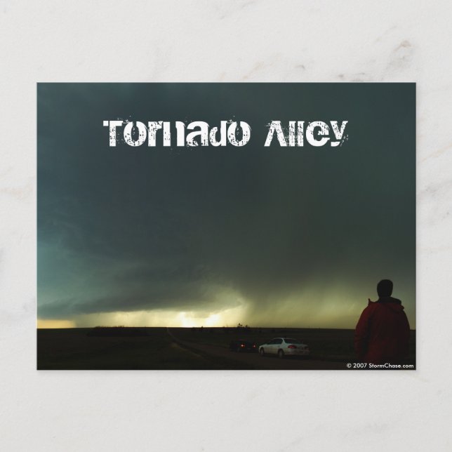 Tornado Alley-vykort Vykort (Framsida)