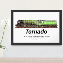 Tornado Ånglok Engelskt Locomotive 