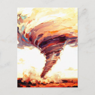 Tornado Art Storm Vykort