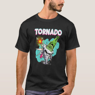 Tornado Beer Drinking Tornado Rotation Beer Funny T Shirt