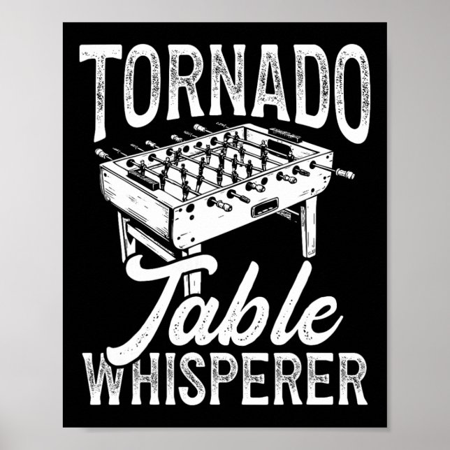 Tornado Bord Viskaren Foosll  Poster (Framsidan)