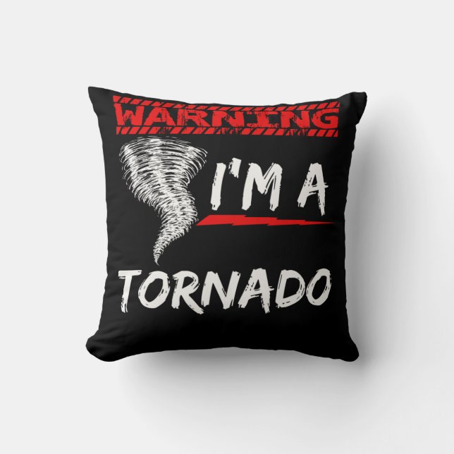 Tornado Boys Girls Meteorolog Kudde (Framsida)
