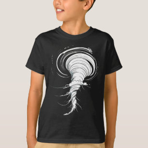 Tornado Costume Twister Storm Halloween Kids Boys T Shirt