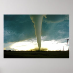 Tornado för kategori som F5 att närma sig Elie Poster