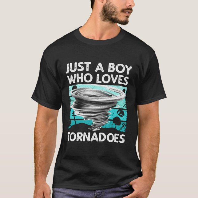 Tornado för Tornadot för väder och storm T Shirt (Framsida)