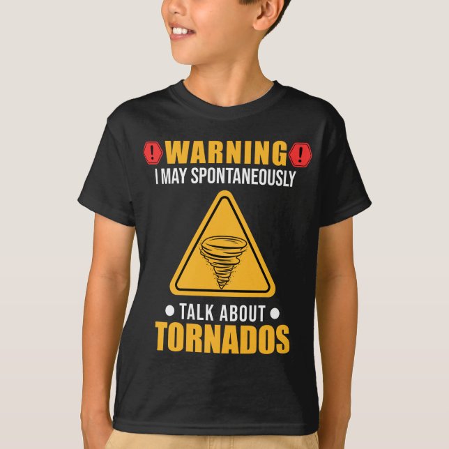 Tornado Funny Meteorolog Weather Watcher T Shirt (Framsida)