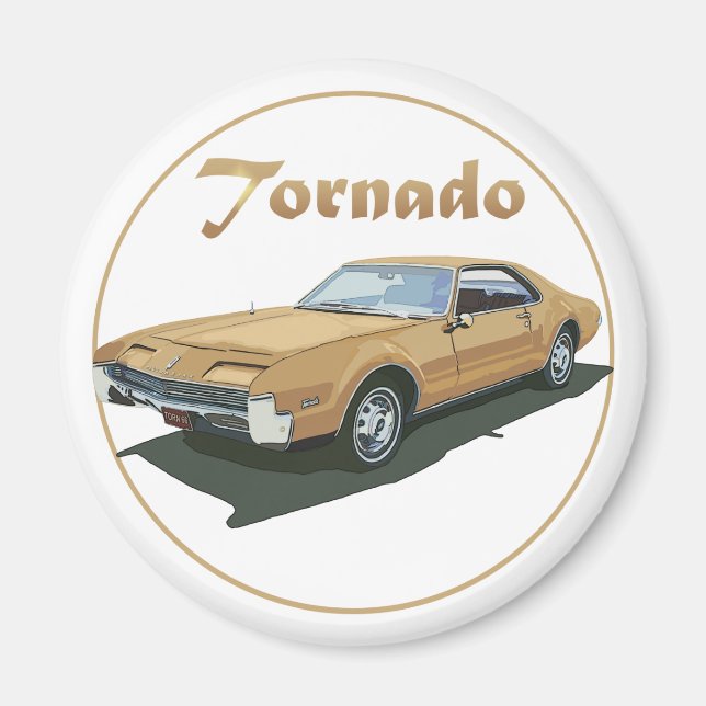 Tornado Guld Magnet (Framsidan)