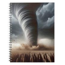 Tornado i Fält i mitten av vete