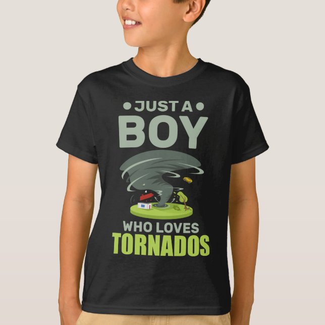 Tornado Meteorolog Weather Watcher T Shirt (Framsida)