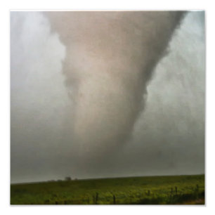 Tornado nära Yorkton SK Fototryck