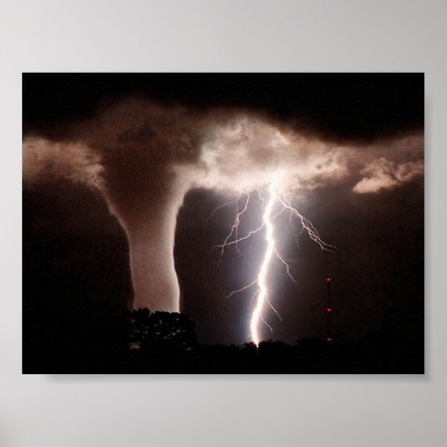 Tornado och blixt poster (Framsidan)