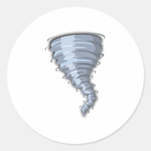 Tornado Runt Klistermärke