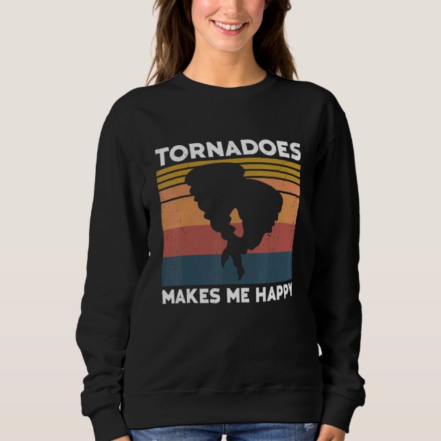 Tornado Storm Hurricane Weather Meteorologist Torn T Shirt (Framsida)