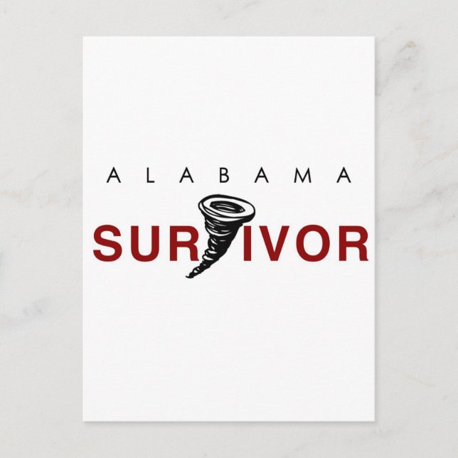 Tornado Survivor Vykort (Framsida)