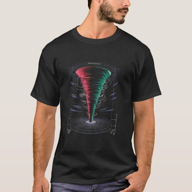 Tornado T-shirt för barn Småbarn Väder Meteorologi (Framsida)