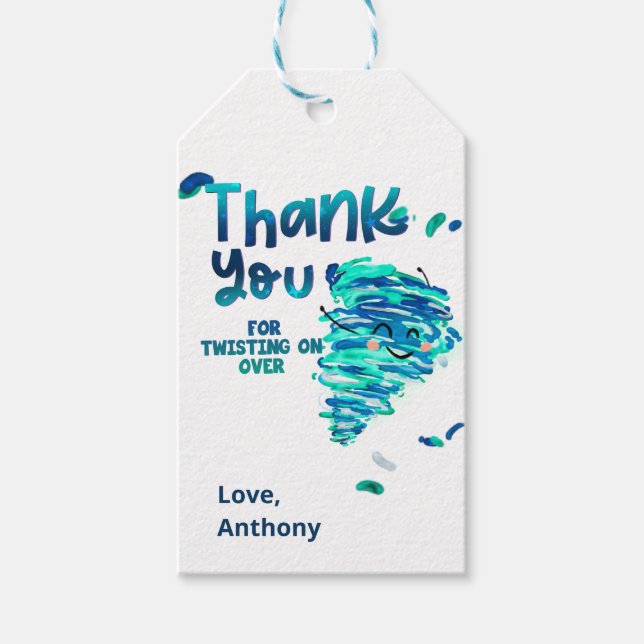 tornado thank you presentetikett (Framsidan)