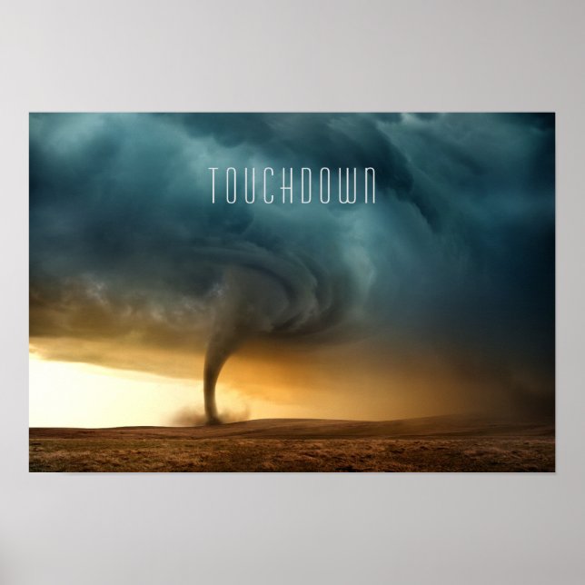 Tornado Touchdown Poster (Framsidan)