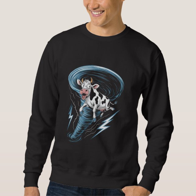 Tornado Tshirt För barn Småbarn Weather Meterologi Lång Ärmad Tröja (Framsida)