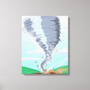 Tornado Twister Canvastryck